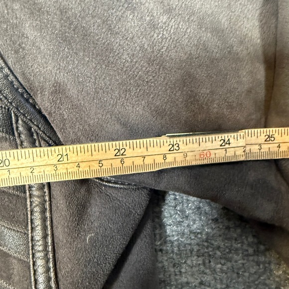 Neucci International Penny Lane Jacket Womens XXL Brown Leather Suede Shearling - Picture 6 of 12